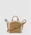 Bolso tote pequeño de vellón K/Circle caramel